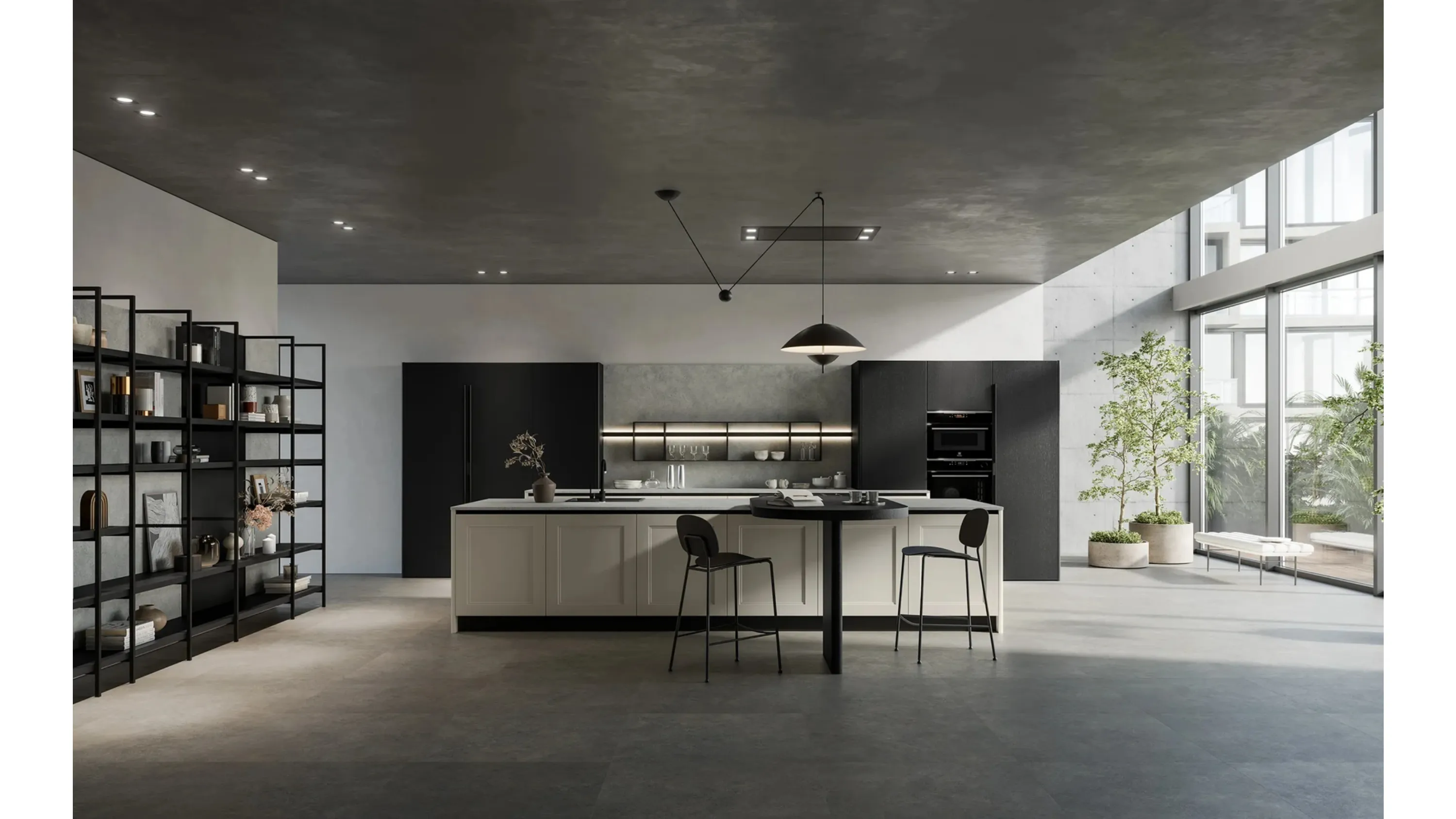 Cucina Moderna con isola Meg 01 di Arredo3